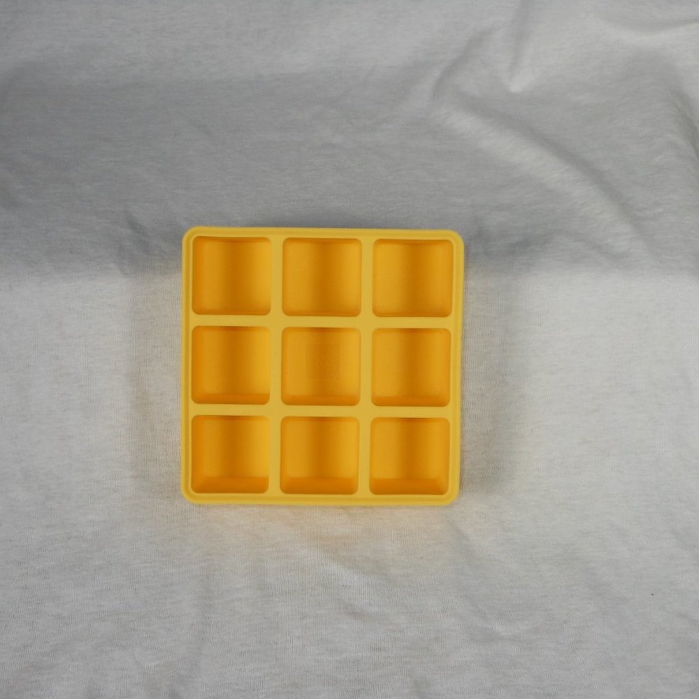 Nespresso Ice Cube Tray Silicone Italy Yellow